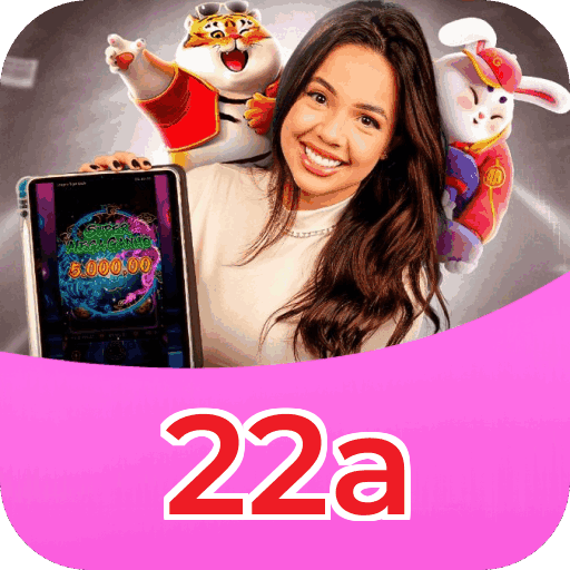 Interface do aplicativo 22a mostrando jogos disponíveis no iOS e Android